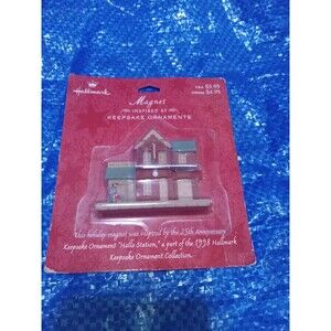 Hallmark Magnet Keepsake Ornament Inspired by Halls Station 1998